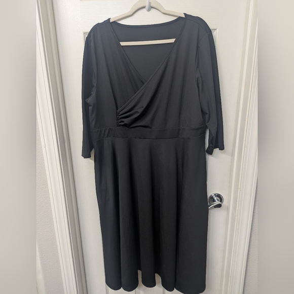 Black 3XL Dress With Pockets Excellent Condition - Picture 2 of 5